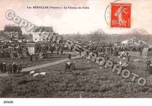 Ville de COULONGES, carte postale ancienne