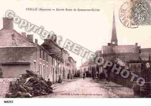 Ville de CUILLE, carte postale ancienne