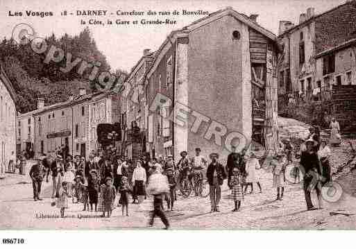 Ville de DARNEY, carte postale ancienne