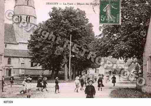 Ville de DEMIGNY, carte postale ancienne