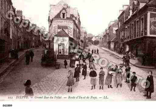 Ville de DIEPPE, carte postale ancienne