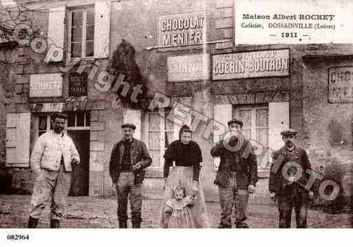 Ville de DOSSAINVILLE, carte postale ancienne