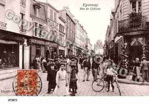 Ville de EPERNAY, carte postale ancienne