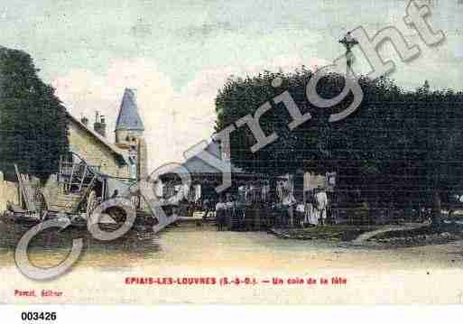 Ville de EPIAISLESLOUVRES, carte postale ancienne Ville de EPIAISLESLOUVRES, carte postale ancienne