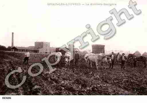 Ville de EPIAISLESLOUVRES, carte postale ancienne