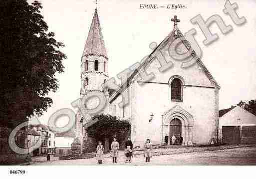 Ville de EPONE, carte postale ancienne