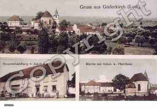 Ville de ERCHING, carte postale ancienne