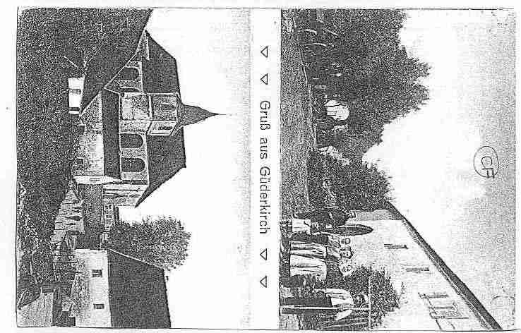 Ville de ERCHING, carte postale ancienne