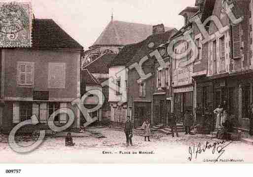 Ville de ERVYLECHATEL, carte postale ancienne