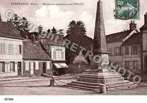 Ville de ETREPAGNY, carte postale ancienne