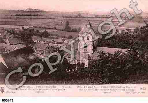 Ville de FRESNICOURTLEDOLMEN, carte postale ancienne