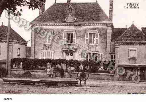 Ville de FUSSEY, carte postale ancienne