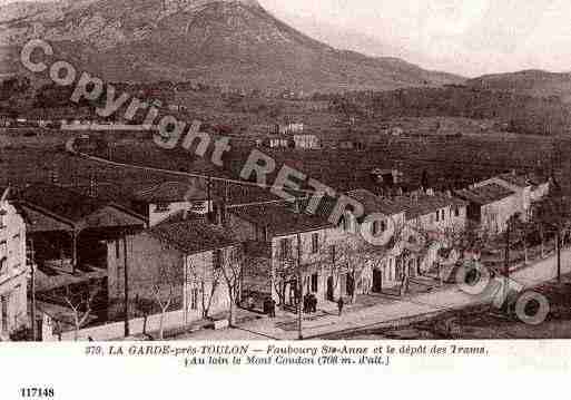 Ville de GARDE(LA), carte postale ancienne