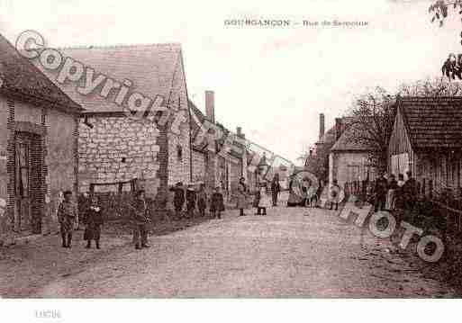 Ville de GOURGANCON, carte postale ancienne