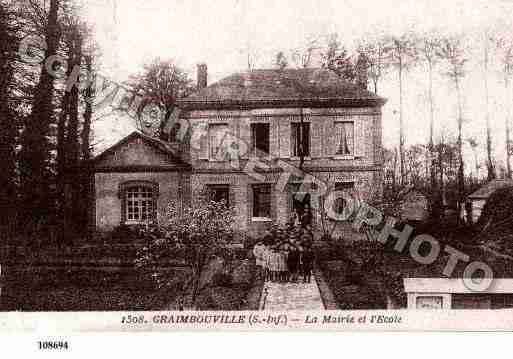 Ville de GRAIMBOUVILLE, carte postale ancienne