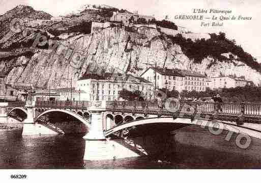 Ville de GRENOBLE, carte postale ancienne