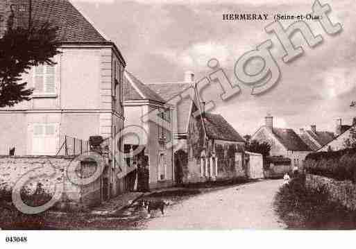 Ville de HERMERAY, carte postale ancienne