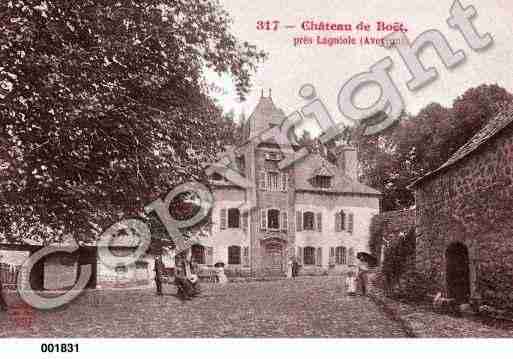 Ville de LAGUIOLE, carte postale ancienne