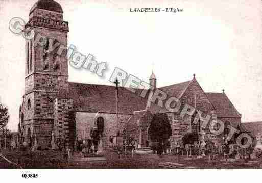 Ville de LANDELLES, carte postale ancienne