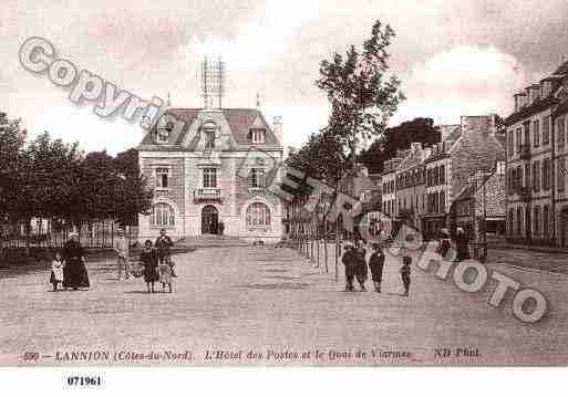 Ville de LANNION, carte postale ancienne