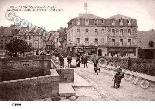 Ville de LANNION, carte postale ancienne