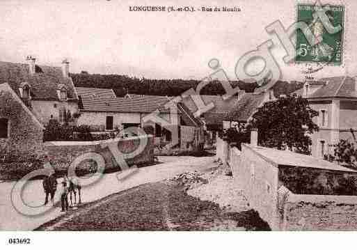 Ville de LONGUESSE, carte postale ancienne