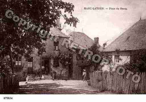 Ville de MARCLATOUR, carte postale ancienne