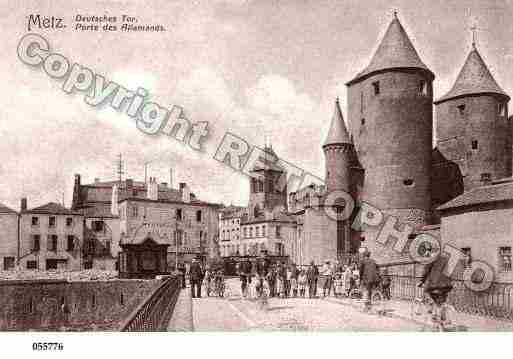 Ville de METZ, carte postale ancienne