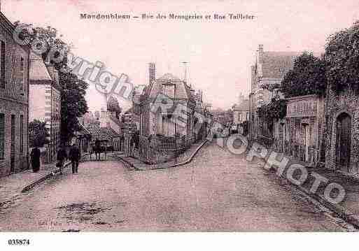 Ville de MONDOUBLEAU, carte postale ancienne