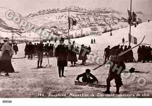 Ville de MONESTIERDECLERMONT, carte postale ancienne Ville de MONESTIERDECLERMONT, carte postale ancienne