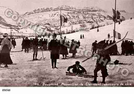 Ville de MONESTIERDECLERMONT, carte postale ancienne