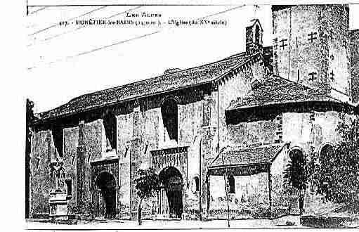 Ville de MONETIERLESBAINS(LE), carte postale ancienne Ville de MONETIERLESBAINS(LE), carte postale ancienne