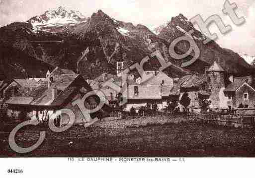 Ville de MONETIERLESBAINS(LE), carte postale ancienne