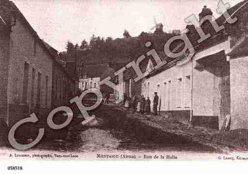 Ville de MONTAIGU, carte postale ancienne