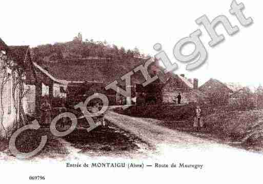 Ville de MONTAIGU, carte postale ancienne