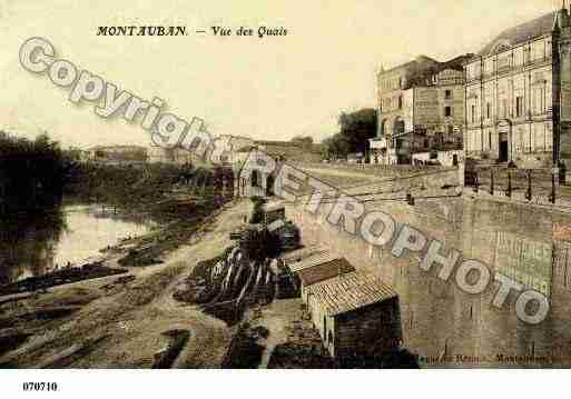 Ville de MONTAUBAN, carte postale ancienne