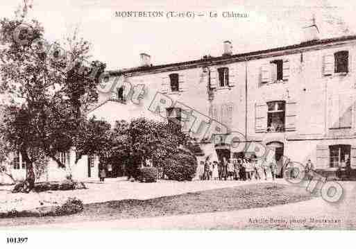 Ville de MONTBETON, carte postale ancienne