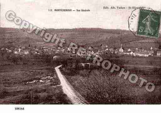Ville de MONTECHEROUX, carte postale ancienne Ville de MONTECHEROUX, carte postale ancienne