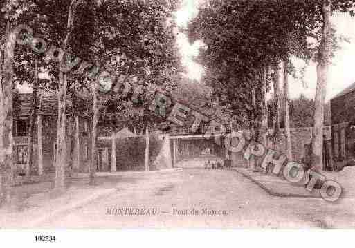 Ville de MONTEREAUFAUTYONNE, carte postale ancienne