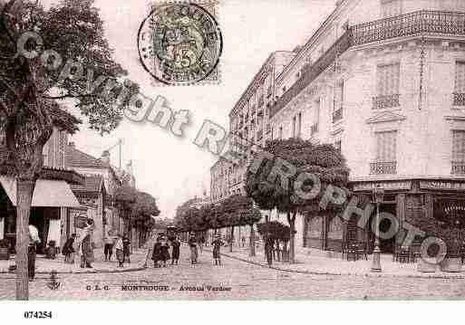 Ville de MONTROUGE, carte postale ancienne