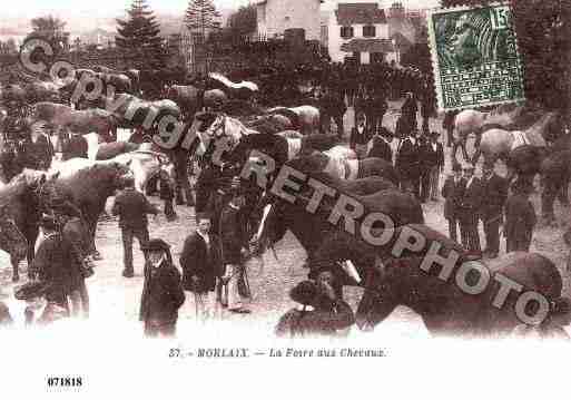 Ville de MORLAIX, carte postale ancienne