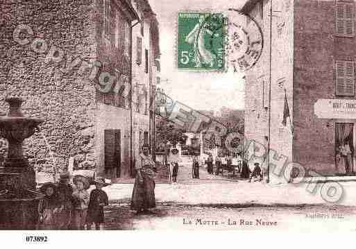 Ville de MOTTE(LA), carte postale ancienne