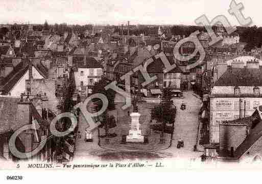 Ville de MOULINS, carte postale ancienne