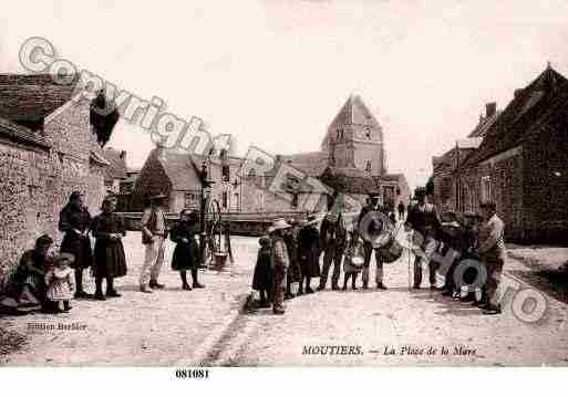Ville de MOUTIERSENBEAUCE, carte postale ancienne Ville de MOUTIERSENBEAUCE, carte postale ancienne