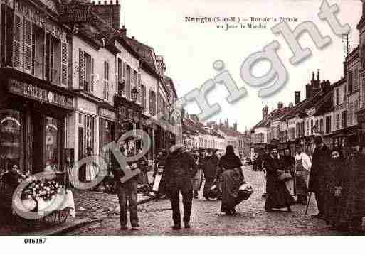 Ville de NANGIS, carte postale ancienne