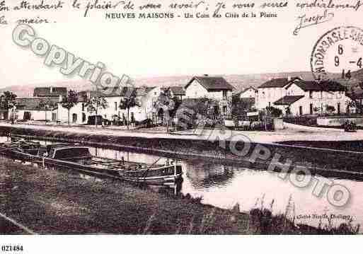 Ville de NEUVESMAISONS, carte postale ancienne