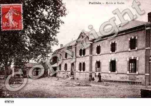 Ville de PAILHES, carte postale ancienne