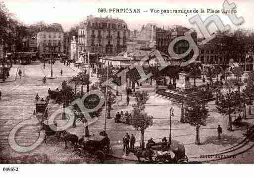 Ville de PERPIGNAN, carte postale ancienne