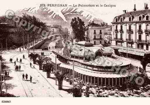 Ville de PERPIGNAN, carte postale ancienne