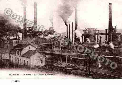 Ville de POMPEY, carte postale ancienne